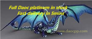 Full Daoc platinum in stock.fast delivery in 5mins